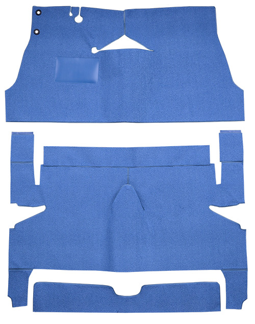 1955-1956 Cadillac Series 62 Carpet Replacement - Loop - Complete | Fits: 4DR, Hardtop, Sedan Deville, Fits pillerless model