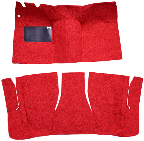 1957 Ford Skyliner Carpet Replacement - Loop - Complete | Fits: Retractable Hardtop, Standard Seats, Cut & Sewn
