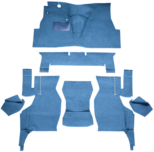 1957-1958 Cadillac Series 62 Carpet Replacement - Loop - Complete | Fits: 4DR, Hardtop