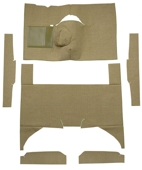 1963-1965 Ford Falcon Carpet Replacement - Loop - Complete | Fits: 4DR, Sedan, 4spd, Bench Seat, 8 Cylinder