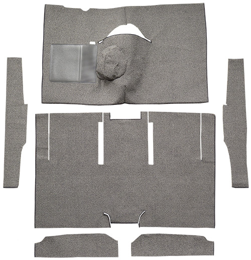 1963-1965 Ford Ranchero Carpet Replacement - Loop - Complete | Fits: 4spd, Bucket Seat, 8 Cylinder
