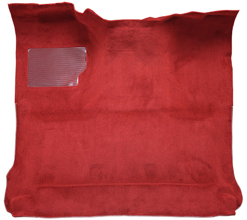 1980-1986 Ford F-250 (Bullnose) Carpet Replacement - Cutpile - Complete | Fits: Reg Cab, 2WD, Auto