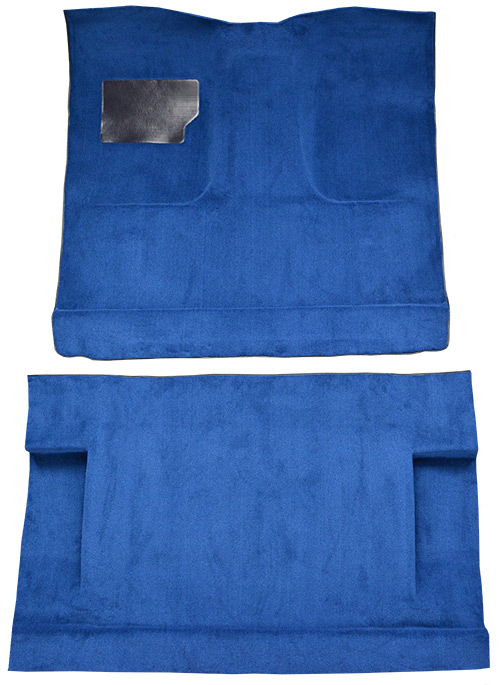 1975-1979 Ford F-350 (Dentside) Carpet Replacement - Cutpile - Complete | Fits: Crew Cab, 2WD, Auto, 3spd, Column Shift