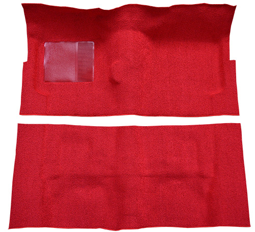 1961-1962 Mercury Monterey Carpet Replacement - Loop - Complete | Fits: 2DR, Convertible, 4spd, Foot Wells, Short Rear