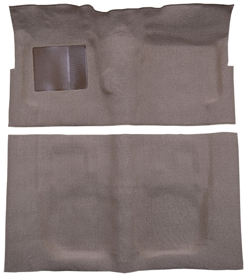 1963 Ford Galaxie Carpet Replacement - Loop - Complete | Fits: 2DR, Sedan, 4spd, Foot Wells, Long Rear