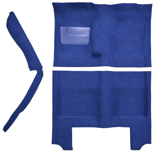1964-1966 Plymouth Barracuda Carpet Replacement - Loop - Passenger Area | Fits: 4spd, with Console Strip