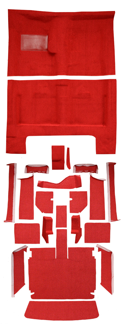 1967 Dodge Charger (B-Body) Carpet Replacement - Loop - Complete | Fits: 4spd, Complete