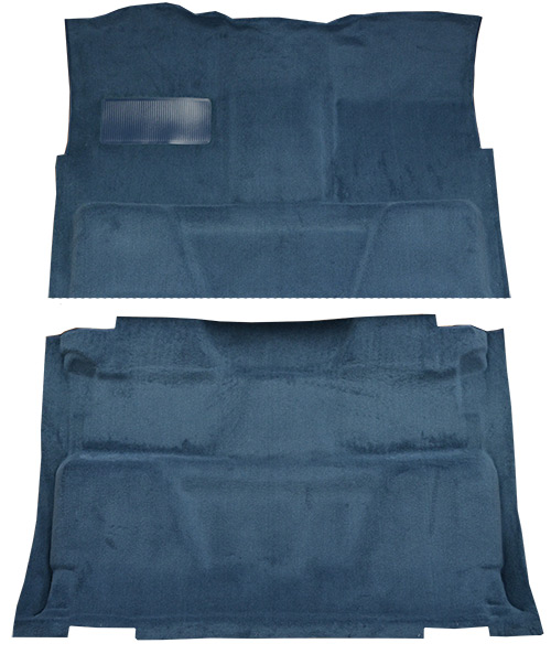 1974 Chevy C30 (Squarebody) Carpet Replacement - Cutpile - Complete | Fits: Crew Cab, 2WD, Auto, 3spd, Column Shift