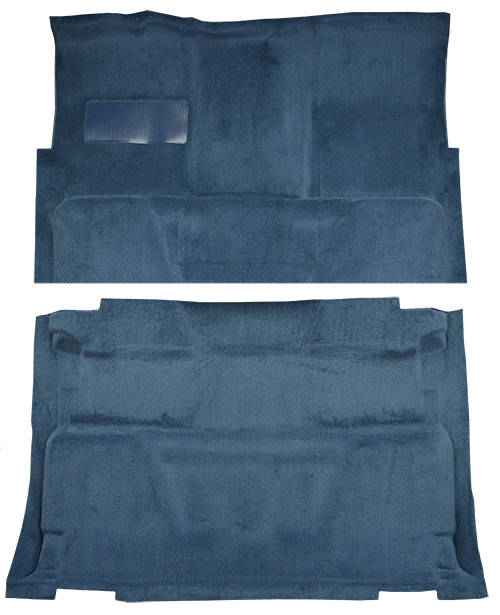 1979-1980 GMC C3500 (Squarebody) Carpet Replacement - Cutpile - Complete | Fits: Crew Cab, 2WD, 4spd, Floor Shift