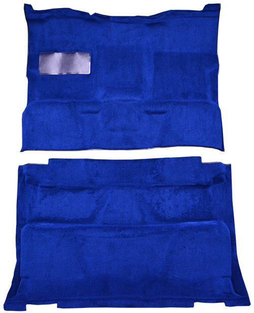 1989 Chevy R3500 Carpet Replacement - Cutpile - Complete | Fits: Crew Cab, 2WD, Auto, 3spd, Column Shift