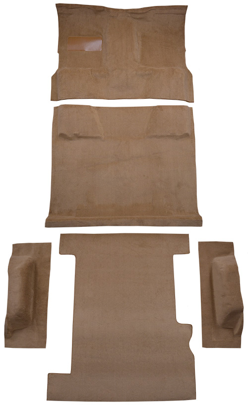 1981-1986 GMC C2500 Suburban (Squarebody) Carpet Replacement - Cutpile - Complete | Fits: 2WD, Manual, Complete