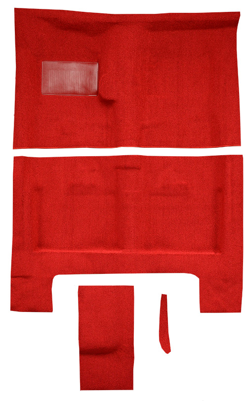1966 Dodge Charger (B-Body) Carpet Replacement - Loop - Passenger Area | Fits: 4spd, with Console Strips