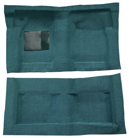 1965-1967 Ford Galaxie Carpet Replacement - Loop - Complete | Fits: 2DR, Fastback, 4spd, with Console