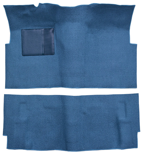 1959 Ford Galaxie Carpet Replacement - Loop - Complete | Fits: 2DR, Retractable Hardtop, Molded