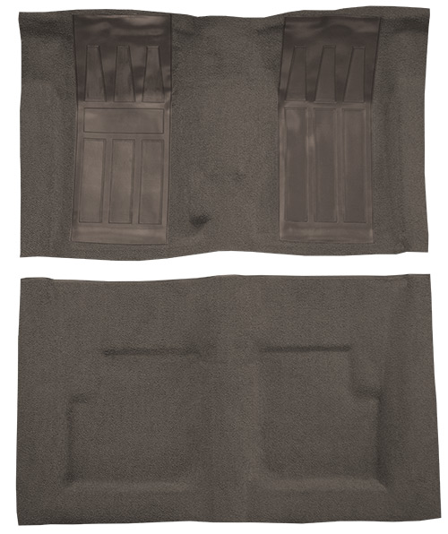 1966-1967 Mercury Cyclone Carpet Replacement - Loop - Complete | Fits: Convertible, 4spd, GT with 2 Gray Inserts