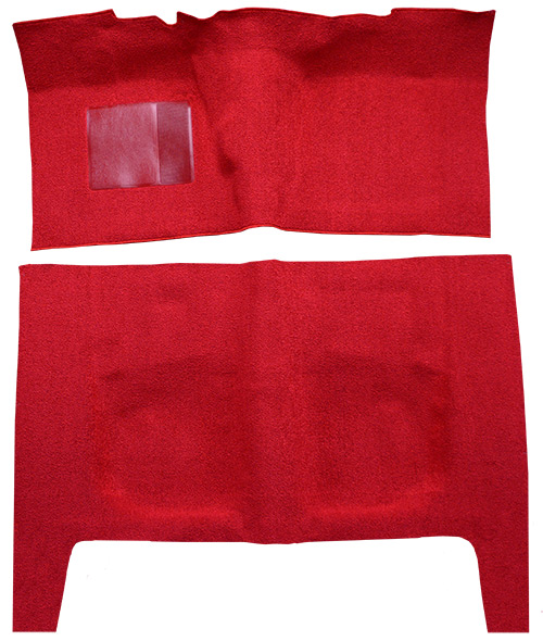 1963-1964 Ford Galaxie Carpet Replacement - Loop - Complete | Fits: 4DR, Sedan, 4spd, Flat Front