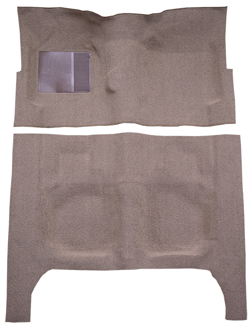 1963-1964 Ford Galaxie Carpet Replacement - Loop - Complete | Fits: 4DR, Sedan, 4spd, Foot Wells