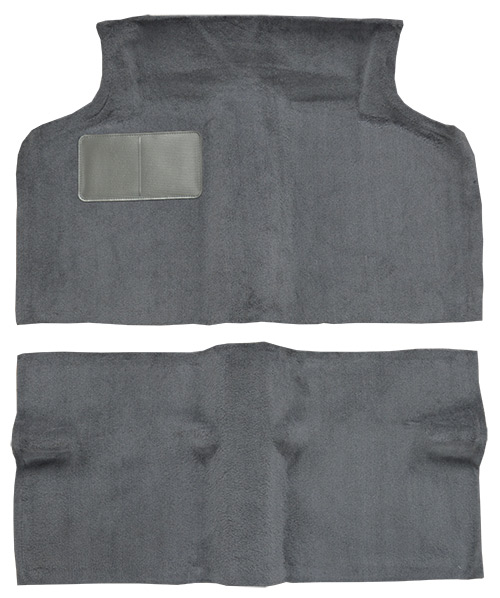 1975-1979 Honda Civic CVCC Carpet Replacement - Cutpile - Passenger Area | Fits: 2DR, Hatchback, Auto, Manual