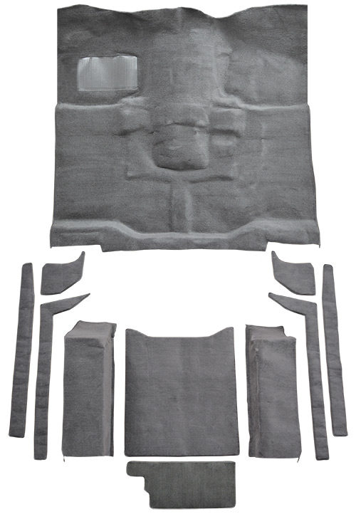 1987-1995 Jeep Wrangler (YJ) Carpet Replacement - Cutpile - Complete | Fits: w/o Rocker Panels, Complete