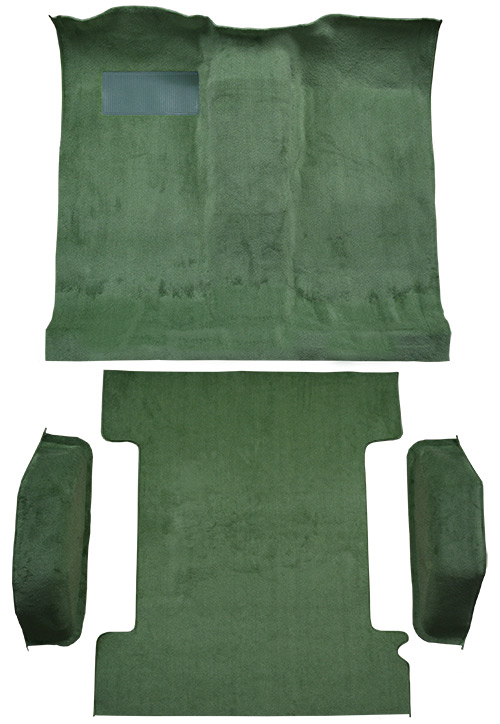 1973 GMC K5 Jimmy (Squarebody) Carpet Replacement - Loop - Complete | Fits: complete, Fits 2 and 4 wheel drive column and floor shift. Must have original side panels in the cargo area for proper fit