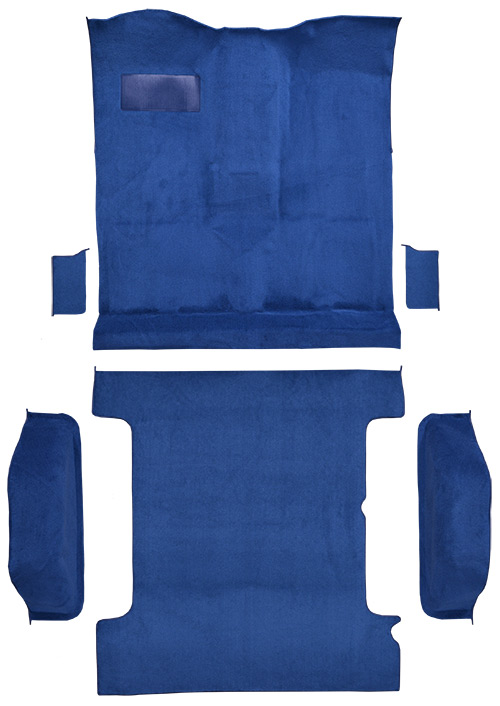 1978-1980 GMC K5 Jimmy (Squarebody) Carpet Replacement - Cutpile - Complete | Fits: Complete, Fits 2 and 4 wheel drive column and floor shift. Must have original side panels in the cargo area for proper fit