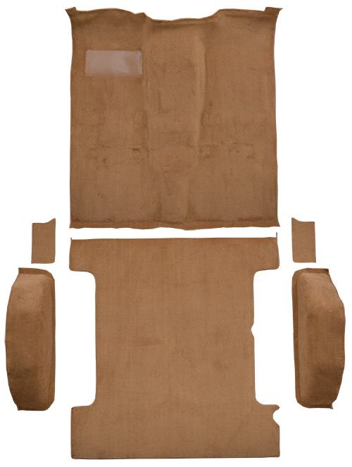 1985-1986 Chevy K5 Blazer (Squarebody) Carpet Replacement - Cutpile - Complete | Fits: Complete, Must have original side panels in the cargo area for proper fit