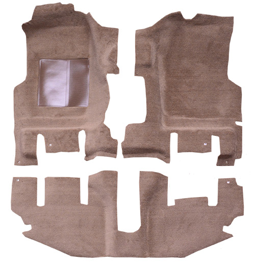 1997-2006 Jeep Wrangler (TJ) Carpet Replacement - Cutpile - Passenger Area | Fits: Long Console, Will not fit the Unlimited