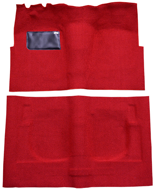 1958 Ford Fairlane Carpet Replacement - Loop - Complete | Fits: 2DR, Sedan, Power Seats, Molded