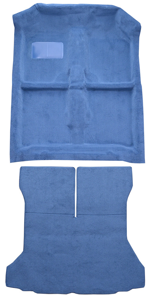 1988-1989 Mazda 323 Carpet Replacement - Cutpile - Complete | Fits: 3DR, Hatchback, complete