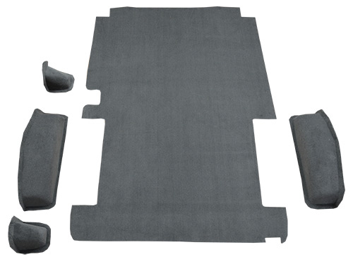 1975-1983 Ford E-100 Econoline Carpet Replacement - Cargo Area - Cutpile | Fits: Short, Rear Fits 108 Wheel Base