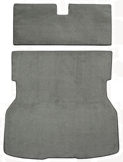 1983 Ford Mustang (Fox Body) Carpet Replacement - Cargo Area - Cutpile | Fits: Hatchback, Rear Fits Bench Rear Seat