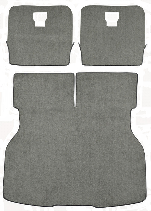 1983-1986 Ford Mustang (Fox Body) Carpet Replacement - Cargo Area - Cutpile | Fits: Hatchback