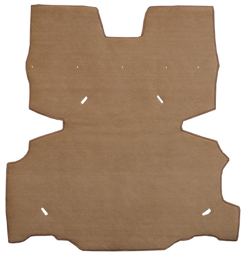 1978 Nissan 280Z (S30) Carpet Replacement - Cutpile - Rear Area | Fits: Rear Cargo without Wheel Wells & Shock Covers, Will not fit 2+2