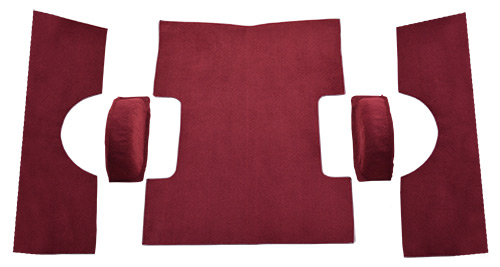 1976-1980 International Scout II Traveler Carpet Replacement - Cargo Area - Cutpile | Fits: 2DR