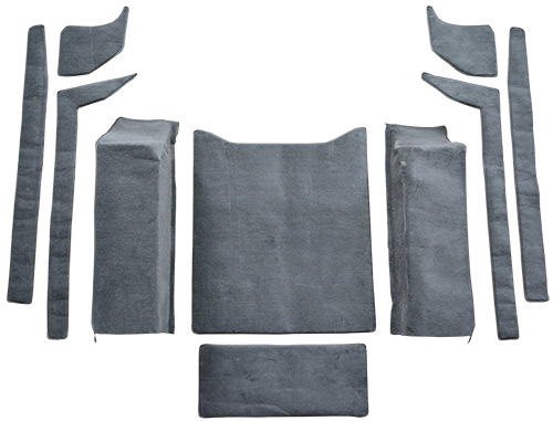 1976-1986 Jeep CJ7 (CJ) Carpet Replacement - Cargo Area - Cutpile