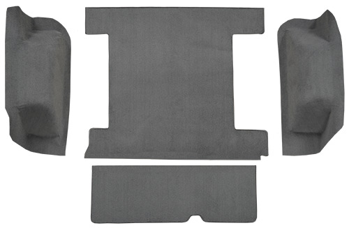 1977 Ford Bronco (Early Bronco) Carpet Replacement - Cargo Area - Cutpile | Fits: with Tailgate Lock, With tailgate lock