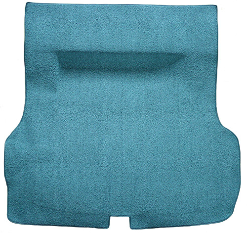 1955-1957 Chevy Bel Air (Tri-Five) Carpet Replacement - Loop - Trunk Area | Fits: 2DR, 4DR, Hardtop, Sedan, without Spare Tire Cutout Molded