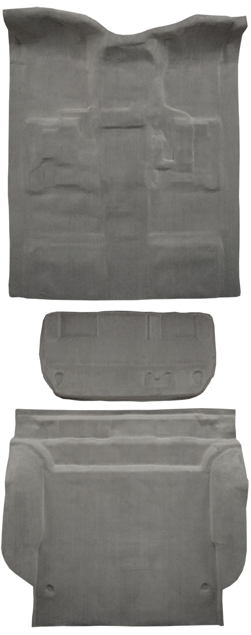 2007-2010 Chevy Tahoe (GMT900) Carpet Replacement - Cutpile - Complete | Fits: 4DR, w/2nd Row 60-40 Seat Mount Cover, Complete