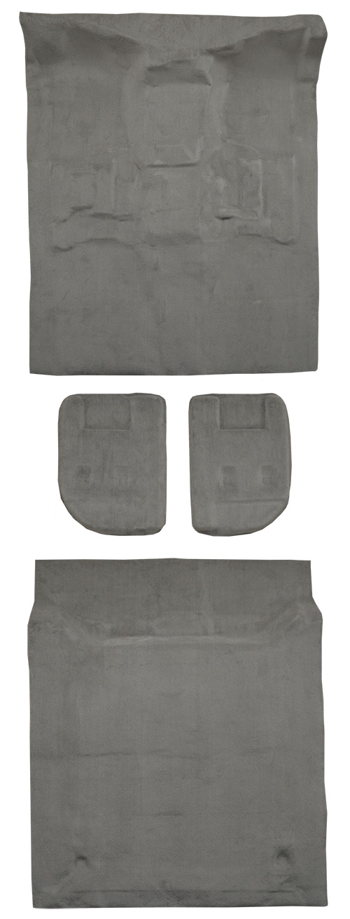 2007-2009 Chevy Suburban 1500 (GMT900) Carpet Replacement - Cutpile - Complete | Fits: 4DR, w/2nd Row Bucket Seat Mount Cover, w/o Heel Pad, Complete