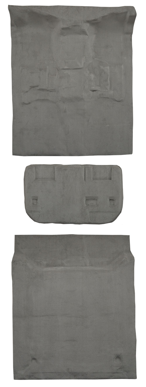 2007-2009 Cadillac Escalade ESV Carpet Replacement - Cutpile - Complete | Fits: 4DR, w/2nd Row 60-40 Seat Mount Cover, w/o Heel Pad, Complete