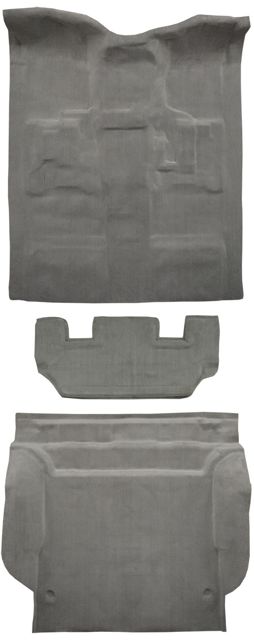 2011-2014 Chevy Tahoe (GMT900) Carpet Replacement - Cutpile - Complete | Fits: 4DR, with 2nd Row Seat Mount Cover Complete
