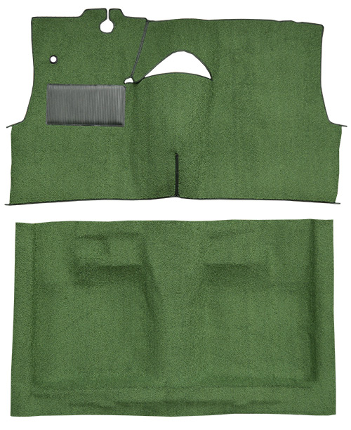 1958 Pontiac Super Chief Carpet Replacement - Loop - Complete | Fits: 2DR, Hardtop, Bucket Seat, Molded