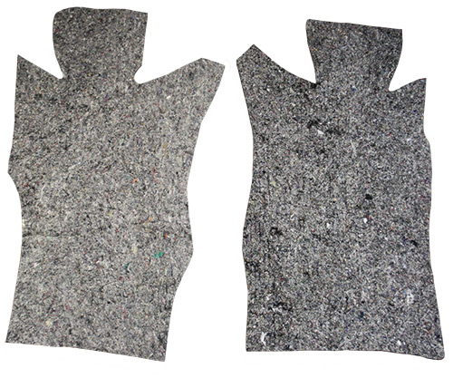 1965-1967 Corvette (C2) Carpet Replacement - Jute - Pad Kit | Fits: Front