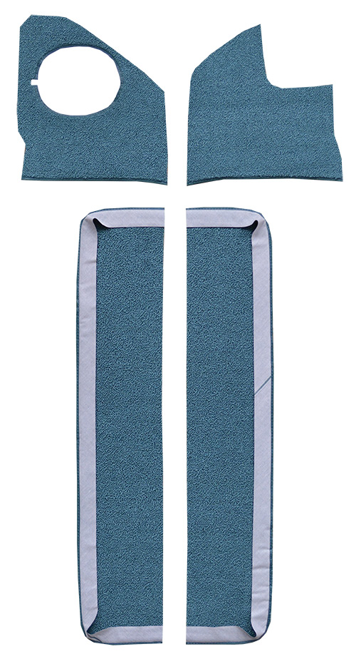 1964 Chevy Bel Air Door & Kick Panel Carpet Replacement | Fits: with Air, Door & Kick Panel Inserts