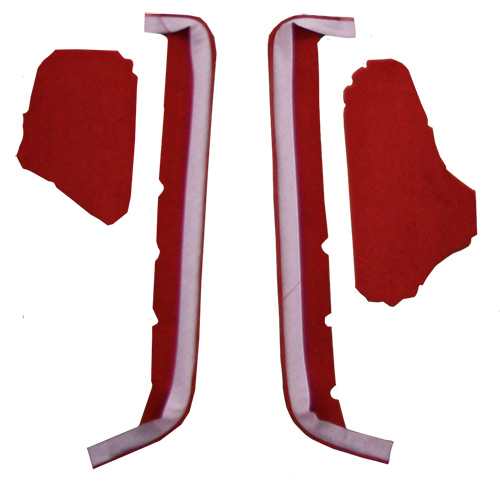 1990-1993 Corvette (C4) Carpet Replacement - Cutpile - Door Panel | Fits: Inserts