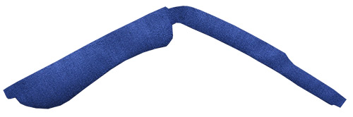 1964-1966 Plymouth Barracuda Carpet Replacement - Loop - Console Strip | Fits: Auto, 4spd