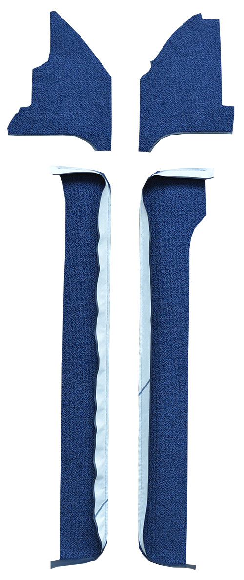 1967 Ford Thunderbird Carpet Replacement - Loop - Door Panel | Fits: 2DR, Door & Kick Panel Inserts