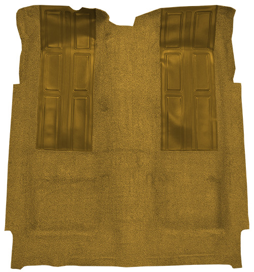 1973 Ford Torino Carpet Replacement - Loop - Complete | Fits: 2DR, Auto, GT with 2 Ivy Gold Inserts