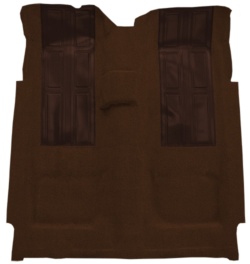 1972-1973 Ford Torino Carpet Replacement - Loop - Complete | Fits: 2DR, 4spd, GT with 2 Dark Brown Inserts