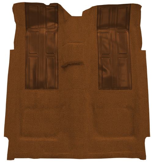 1972-1973 Ford Torino Carpet Replacement - Loop - Complete | Fits: 2DR, 4spd, GT with 2 Dark Saddle Inserts